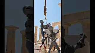 инопланетяне помогают в стройке #нейросеть #music #funny #top #animals