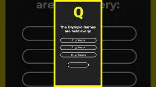 5 SECONDS TO ANSWER the Olympic Games QUESTION!! #shorts #gk #quiz #olympics