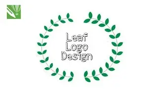 leaf circle logo design #shorts #viral #ytshorts #shortsvideo #trending  #youtubeshorts  #video