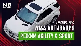 Mercedes W164 активация режимов Agility(А) Sport (S) и Off-Road пакета с помощью программы Vediamo!