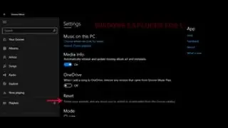 Reset Groove music in Windows 10 [Anniversary Update tutorial]