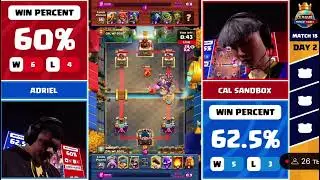 ADRIEL vs SANDBOX in 2025 CRL! Clash royale.