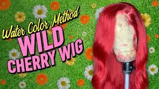 Adore Wild Cherry Red : Water color method ft Adore Hair Dye 30 Inch Hair!!! 🍒🍒