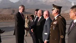 Llegada de S.M. el Rey a Arequipa para inaugurar el X Congreso Internacional de la Lengua Española