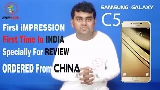 [HINDI] Samsung Galaxy C5 Hands On First Review In India By aamTECH