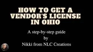 How to get a Vendor's License in Ohio | Small Business Tips | Vendor Event Tips | Selling in Ohio