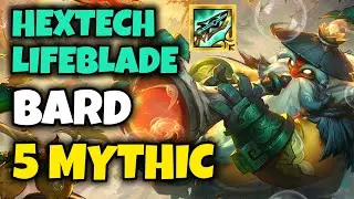 Bard with Hextech Lifeblade is BROKEN! | Set 11 Inkborn Fables | TFT