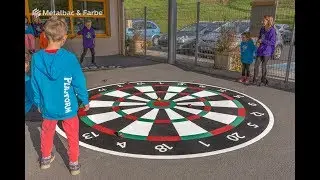 En France &agrave; Beynat&ndash; Jeux interactifs pour des enfants r&eacute;alis&eacute;s avec mat&eacute;riau thermocoll&eacute; pr&eacute;fabriqu&eacute;