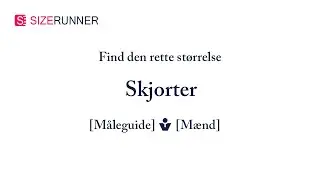 M&aring;leguide til skjorter