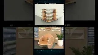 Versatile Corner Shelf & Easy Assembly Craft Chair. #furniture
