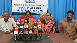 Tamil people demand international justice! They do not accept local mechanisms