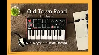 Old Town Road - Lil Nas X (Akai mpk mini instrumental cover) on GarageBand