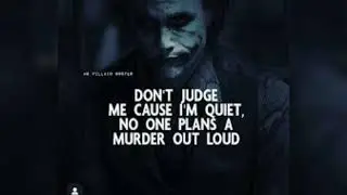 Mr villain quotes #1