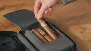 Klaro Travel Leather Cigar Case