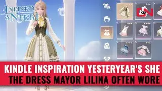 Infinity Nikki Kindle Inspiration Yesteryear's She - The dress Mayor Lilina often wore