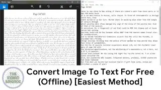 Convert Image To Text For Free (Offline) [Easiest Method]