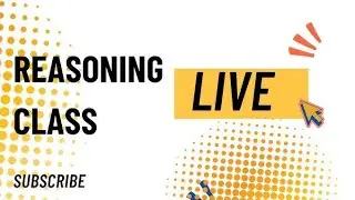 🔴 LIVE Reasoning Practice 🔥 | 1 Question = Selection | SSC GD / RRB NTPC / UPSI