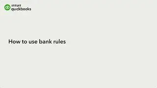 How to use bank rules