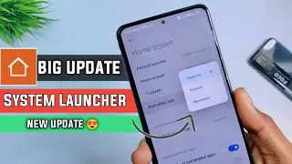 System Launcher BIG UPDATE | Animation Rate With 3 New Feature | Improve Performance ⚡
