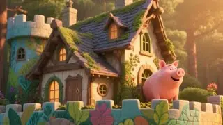 🐷🐺LOS TRES CERDITOS ✨Cuentos Educativos Infantiles Sobre Trabajo en Equipo y Unión Familiar