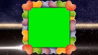 Wedding Frame Blue Green Screen Video | HD Background video loop | Background Video Effects HD