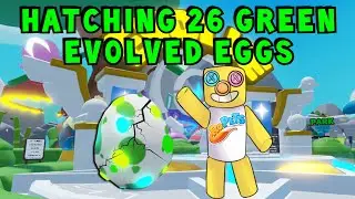Hatching Green EVOLVED EGGS In Multiple Servers For The BEST RESULTS (Ropets)