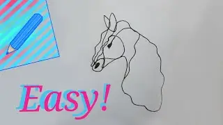 How To Make an Abstract Horse Lineart