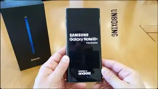 SAMSUNG GALAXY NOTE 10 PLUS UNBOXING y CONFIGURACION INICIAL (parte 1)