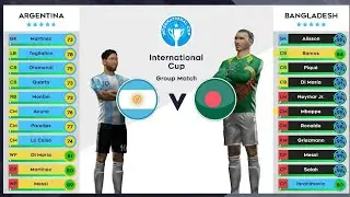 DLS 22 Bangladesh vs Argentina 🇧🇩🇦🇷.
