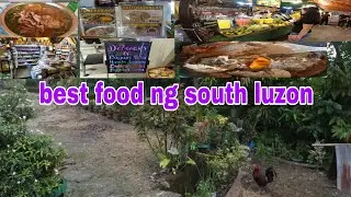 BEST FOOD FROM SOUTH LUZON