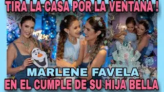 MARLENE FAVELA 🎂 CELEBRA A SU HIJA CON UNA FIESTA DE &ldquo;FROZEN&rdquo; ❄️. NOTICIAS DE LA RED.