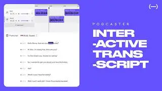 Making a podcast on Soundtrap | Chapter 3: Interactive Transcript