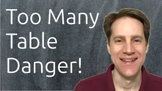 Too Many Table Danger | Scaling Postgres 424