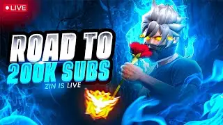 ROAD TO 200k SUBS DAY 1 Free Fire Live 🔥#freefire #tondegamer #shorts #riotff #zinfreefire