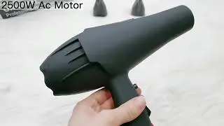 Professional negative ion hair dryer LIVMAN X6 with 3 temperature and 2 speed modes, 2500W