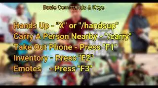 GTA 5 RolePlay IRPS Server (FiveM) - Basic Commands and Keys | Desi Gameplays