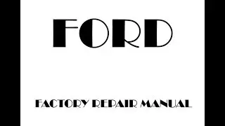 Ford Focus Factory Repair Manual 2016 2015 2014 2013 2012 2011