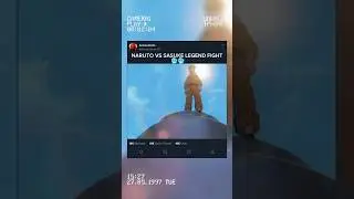 Naruto Vs Sasuke Legend Fight 🥶🥶 #naruto #anime #viral #shorts #trending