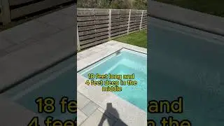 This is our largest dip pool! Who&rsquo;s ready to go for a swim! #backyard #homeimprovement