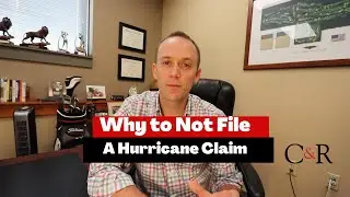 Why Not File A Hurricane Claim