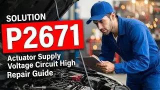 Как исправить ошибку P2671 OBD II &mdash; руководство по ремонту цепи высокого напряжения питания испол...