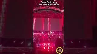 inTENse Aqua Show - Wire Work #royalcaribbeancruises  #cruisetime #cruiseship #cruiseadventures