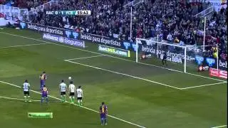 Racing Santander Vs FC Barcelona 0-2 2012