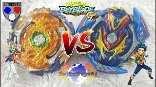 Wizard Fafnir (Stardust) VS Slash Valkyrie (Allan) Beyblade Burst GT Battle EPIC!