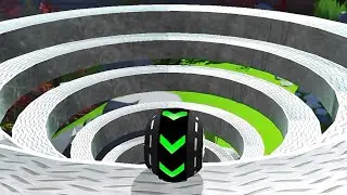 Rolling Ball Sky Escape Gameplay Speedrun All Levels 64