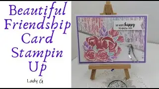 Resist Embossing with Beautiful Friendship Stampin Up
