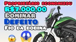 Segura essa Manga - Dominar 400 Liga e desliga - defeito no Circuito da Bobina de ignição!