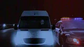 Scream Police Helicopter Highway Chase with Ghostface