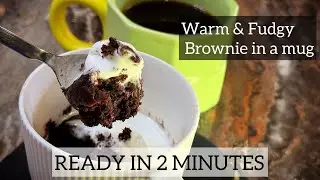 The Viral Late Night Dessert in 2 Minutes! &mdash;     No Egg, No Oven Mug Brownie