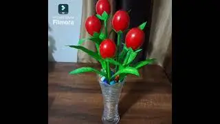 Egg Shell Craft Ideas/ Beautiful Home Decor/Making Egg Shell Flowers/ Best Out Of Waste 😍